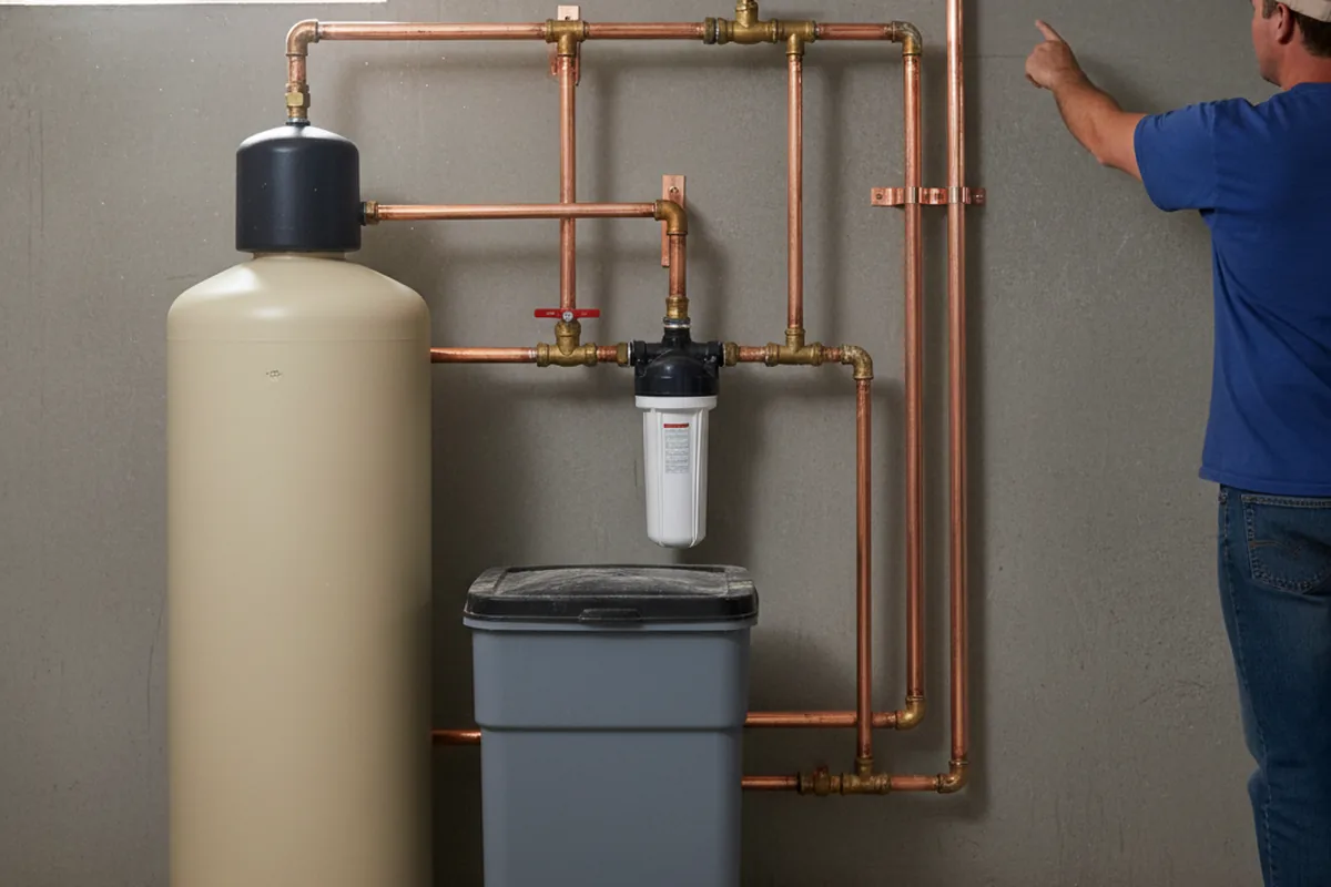Whole-house water treatment system installed in Dilliner